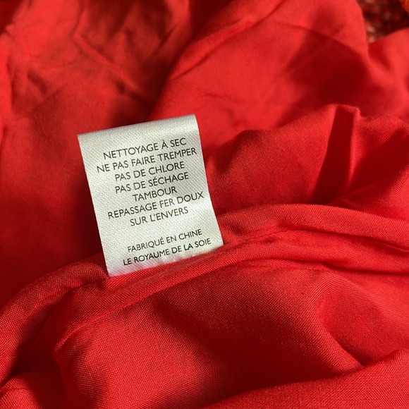 Red silk wrap dress Soi Paris 38 - Picture 10 of 10